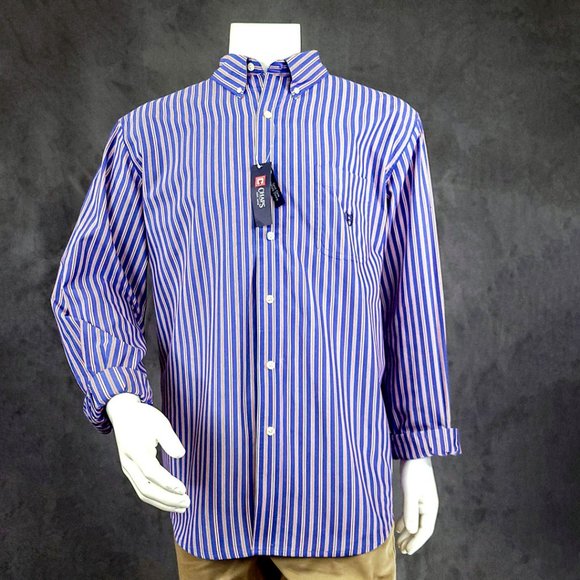 CHAPS Men's XL Button Down Dress Shirt - NWT - Picture 2 of 13